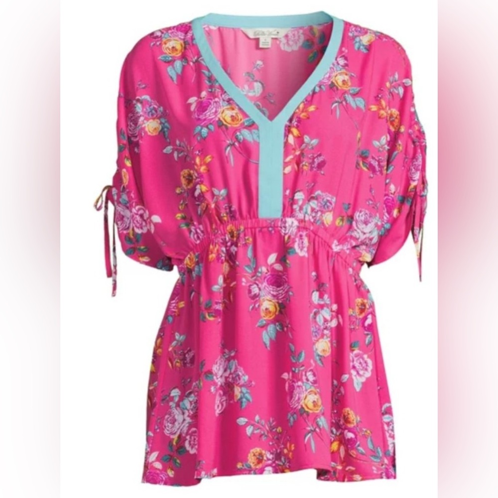 The Pioneer Woman Pink Floral XL Blouse- NWT - Picture 2 of 4